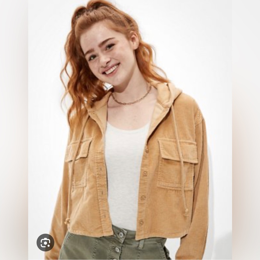NWT Corduroy Jacket with Hood